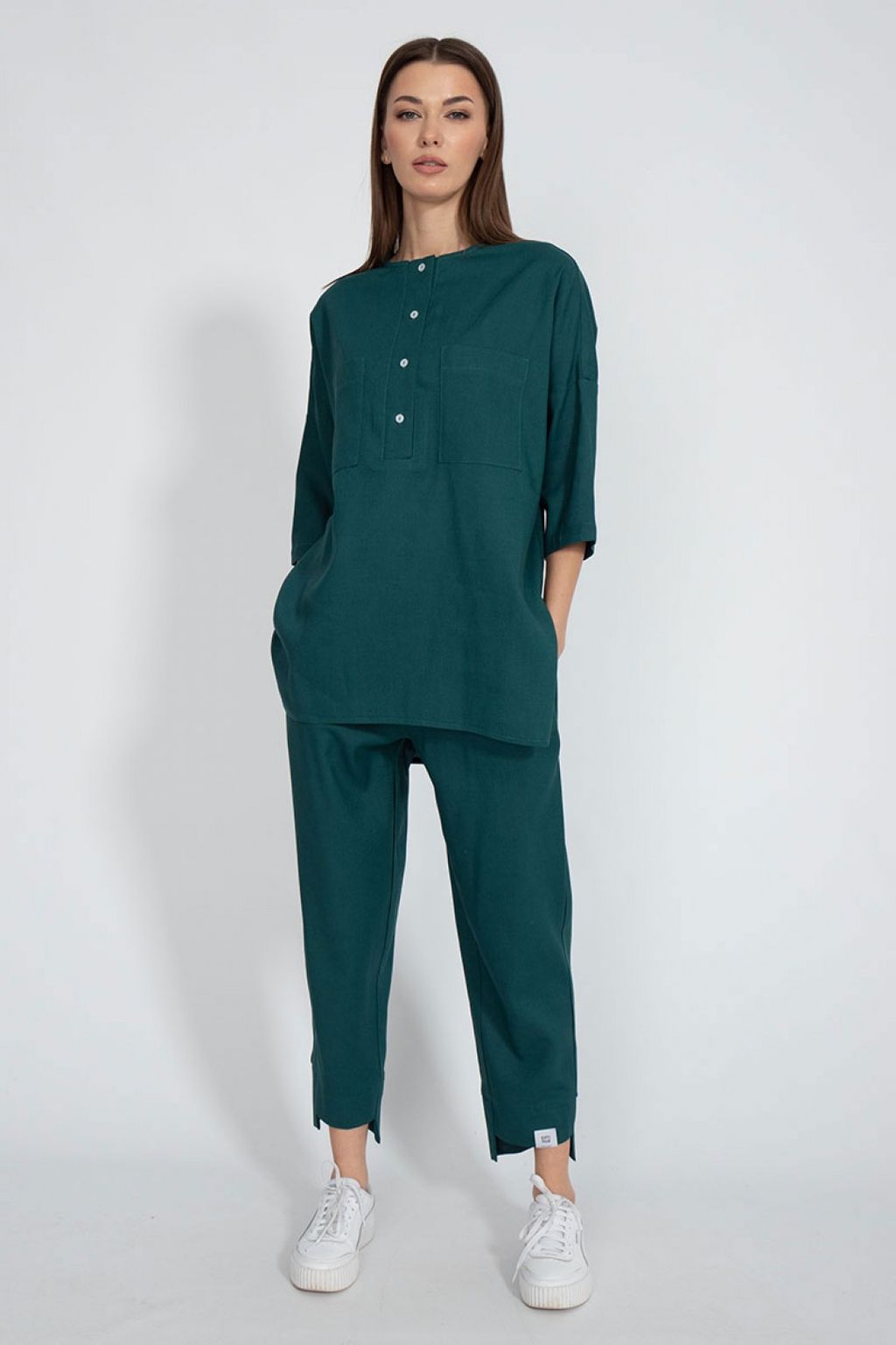 Джоггеры льняные 4082 - Kivviwear фото 2