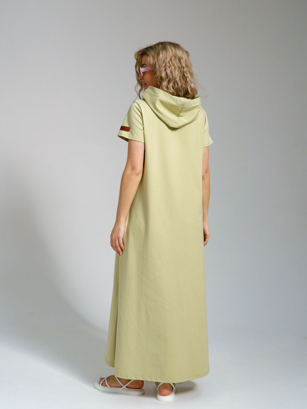 970 Платье-мантия"Олива"