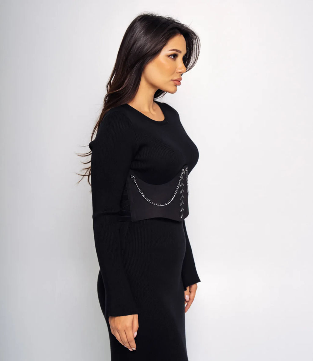 Пояс #МСК1300, чёрный