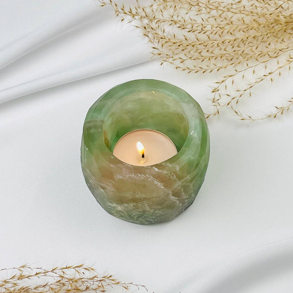 Подсвечник из Флюорита - Радуга самоцветов фото 2