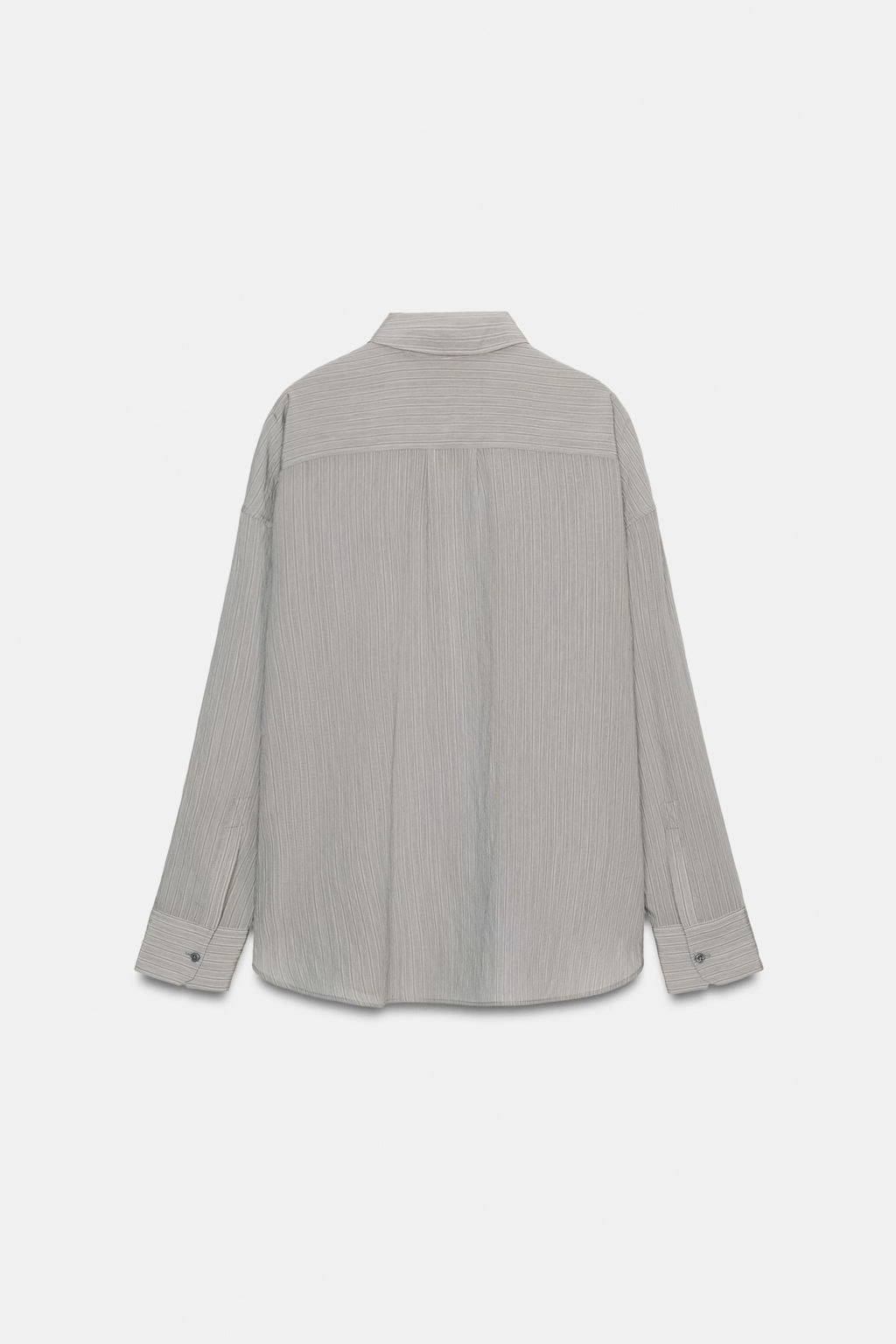 ZW COLLECTION STRIPED FLOWING SHIRT - Zara фото 17