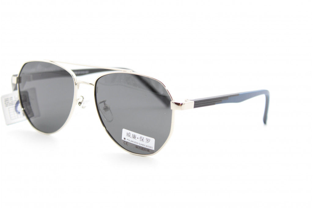Солнцезащитные очки WILIBOLO (Polarized) 8019 57-16-144 С5 Серебро