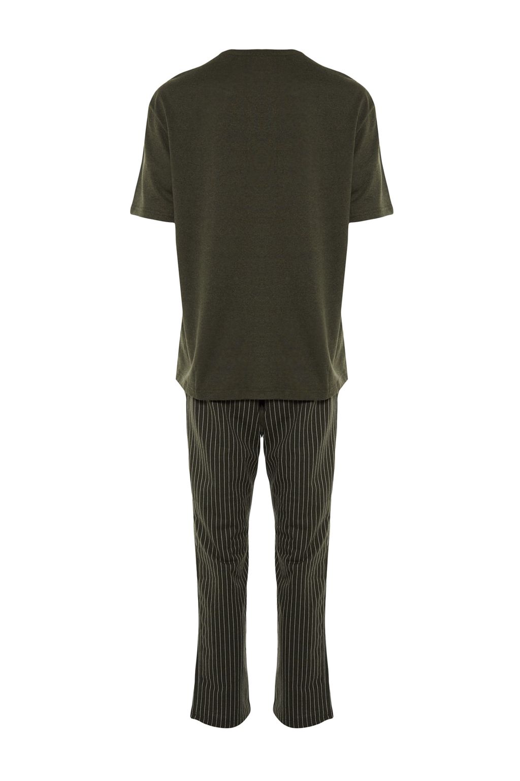 TRENDYOL MAN Lacivert Bask?l? Regular Fit Orme Pijama Tak?m? THMAW21PT0393 - Trendyolmilla фото 7