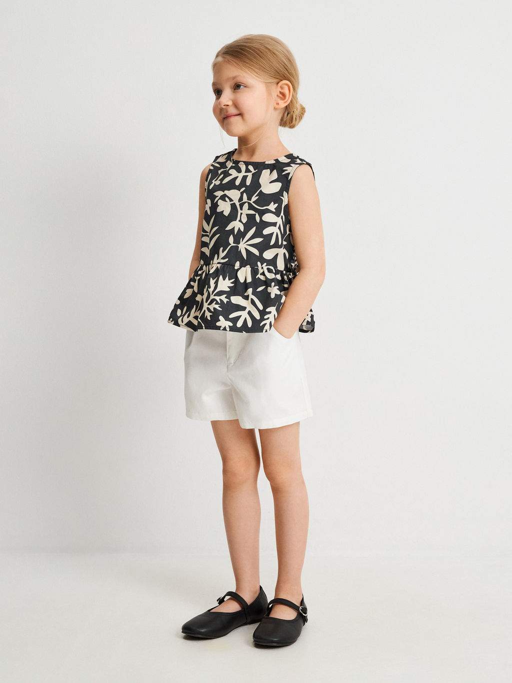 ACOOLA / Шорты детские для девочек Una белый  фото 4