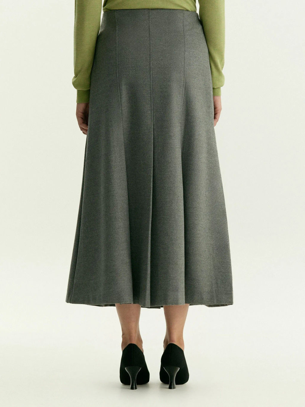 Юбка а-силуэта миди, S1042/nimbus