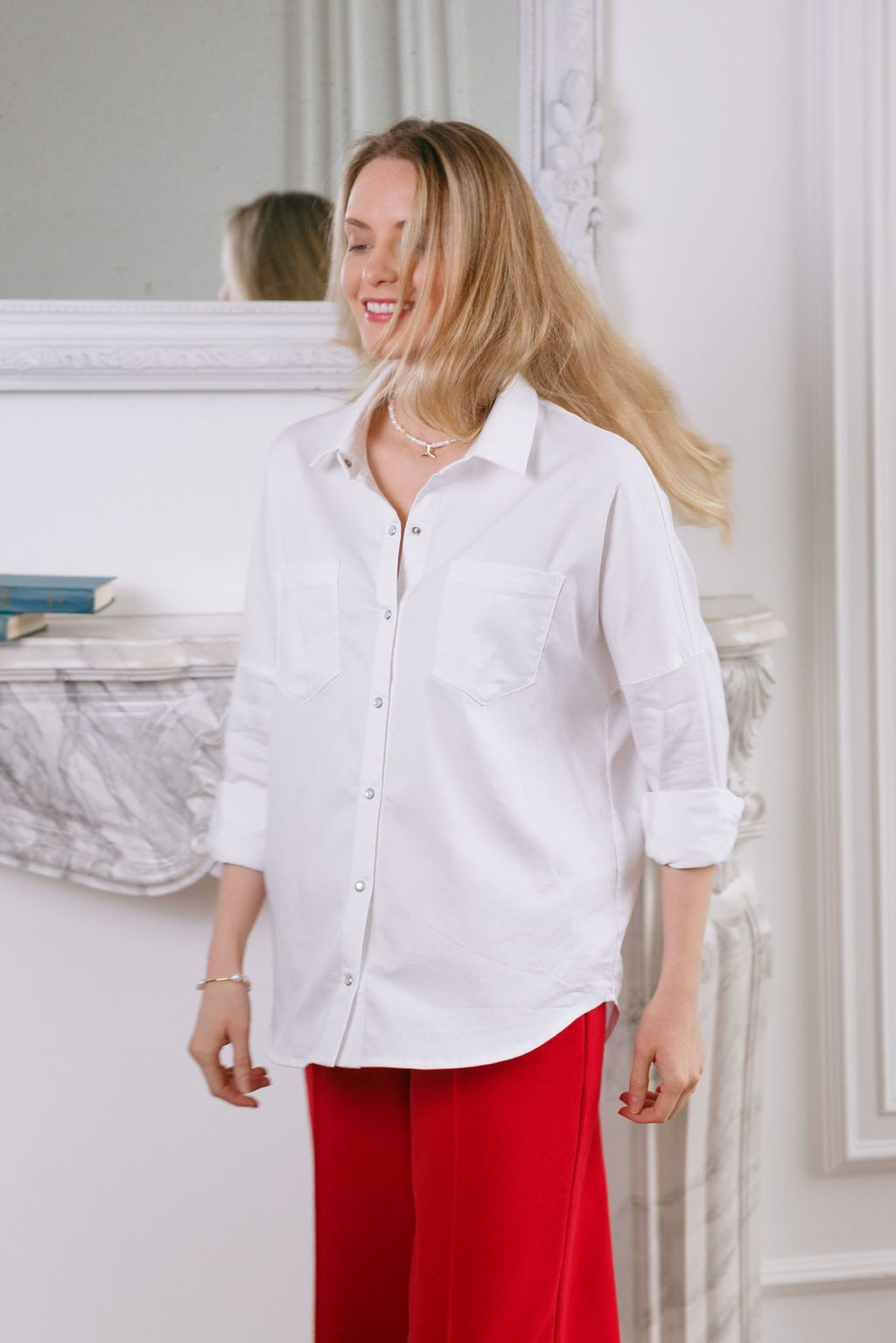 Рубашка женская White - Captain's mate фото 7