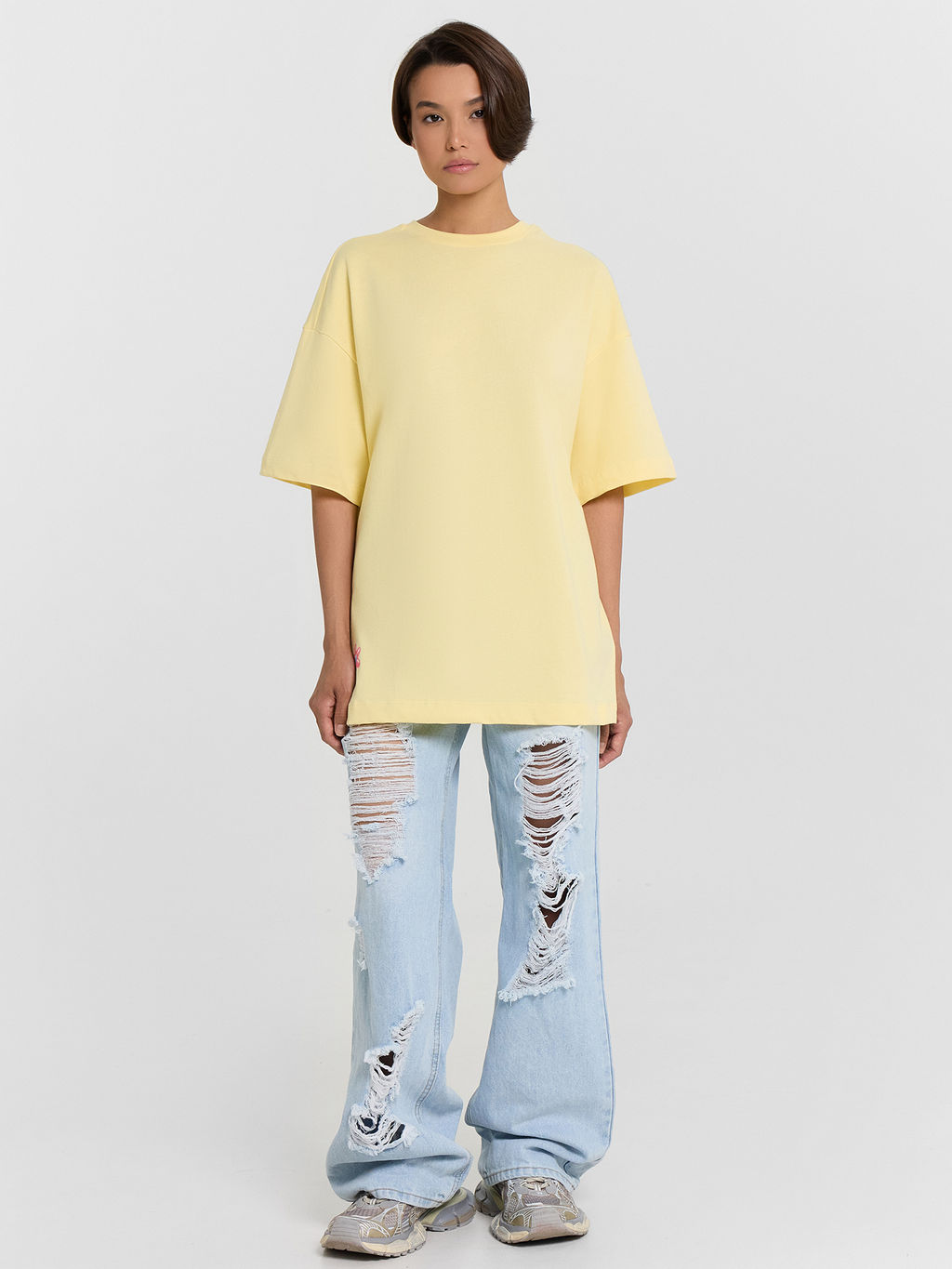 Футболка женская Mark Formelle желтая с принтом  фото 3