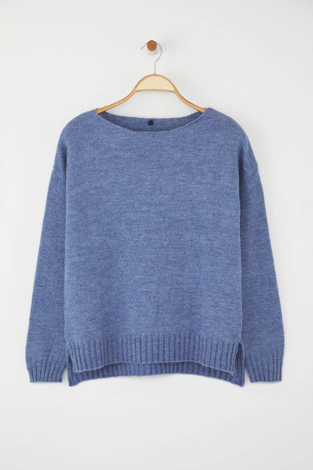 Siyah Yunlu Kay?k Yaka Basic Triko Kazak TWOAW25KZ00010 - Trendyolmilla фото 25