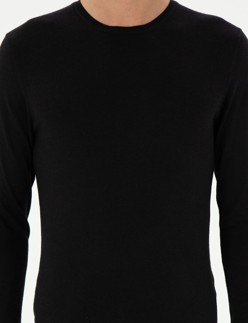 Черный зауженный свитер - Cacharel фото 6