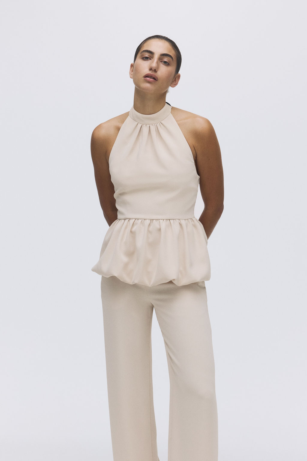 Top burbuja con escote halter - H&m фото 4