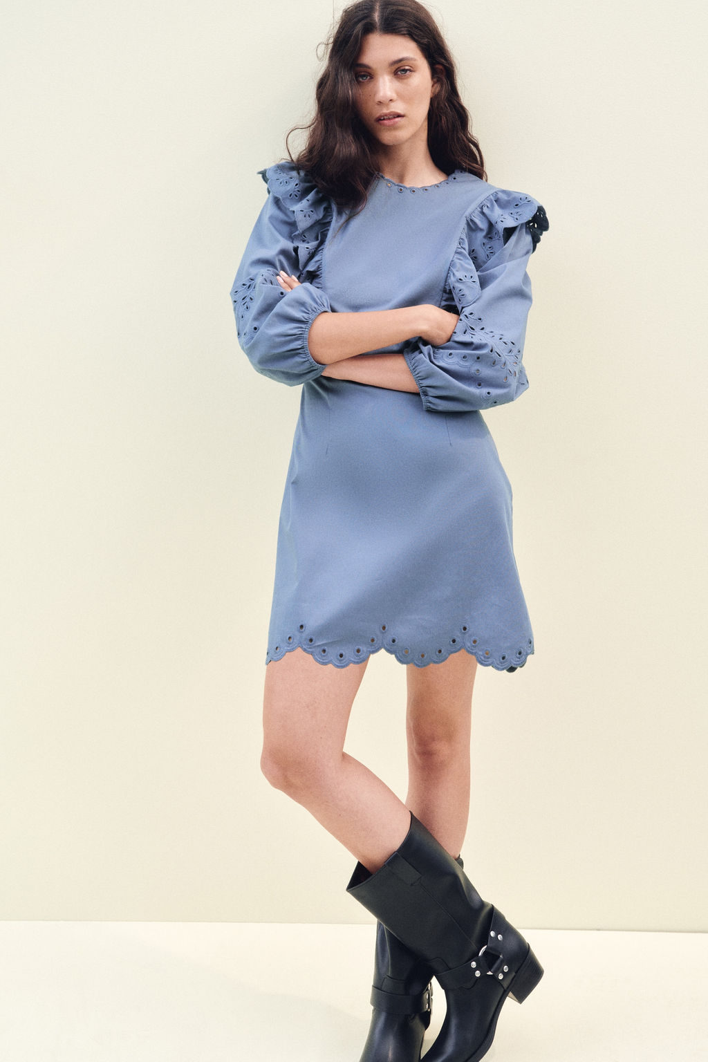 Vestido con bordado ingl?s - H&m фото 4