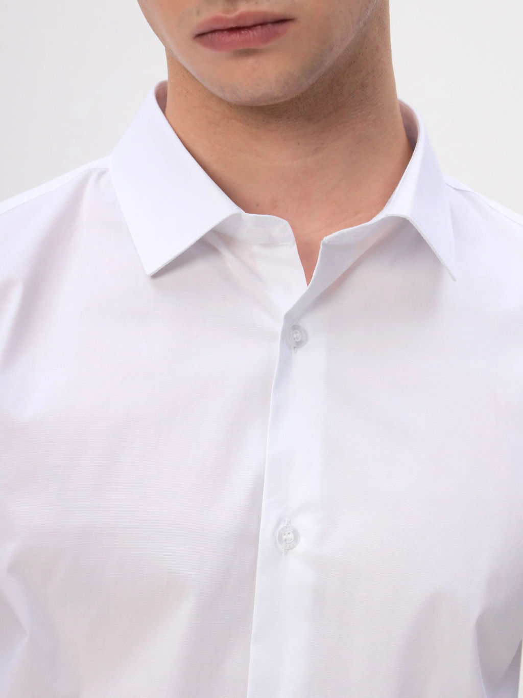 Сорочка мужская длинный рукав GREG 100/237/WH/ZVN_SL STRETCH  фото 4
