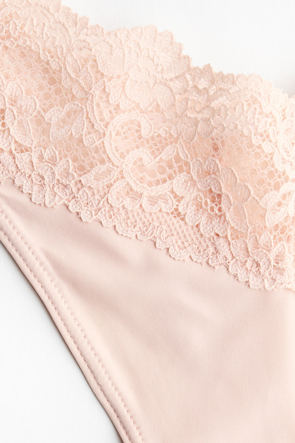 Pack de 3 bragas thong de microfibra y encaje - H&m фото 3