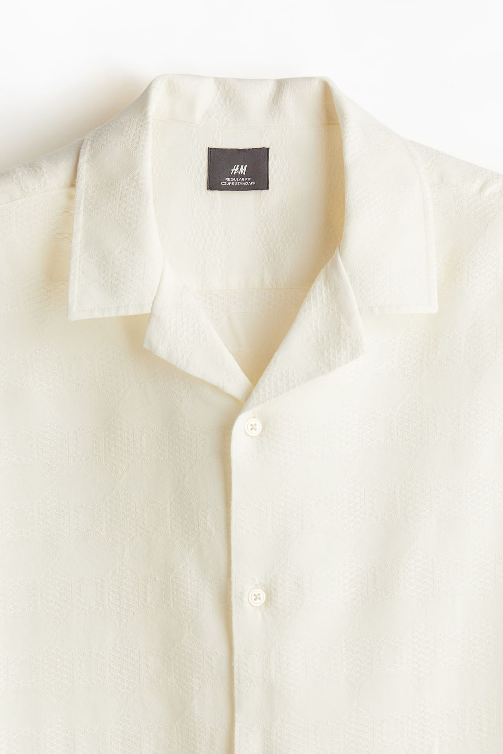 Camisa resort en tejido jacquard Regular Fit - H&m фото 8
