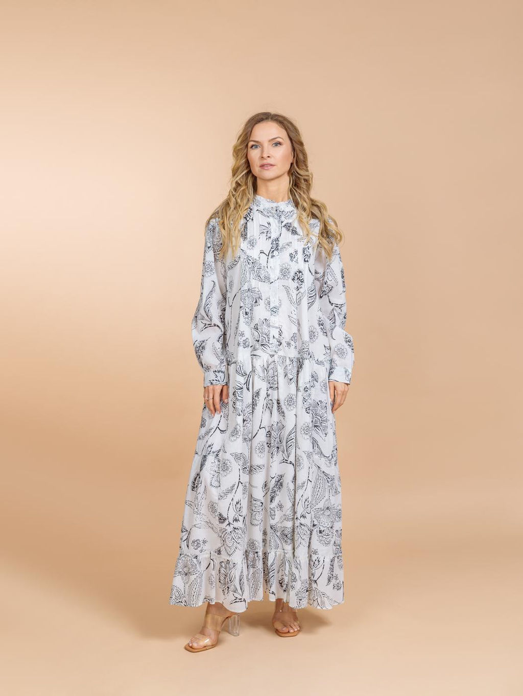 Платье (хлопок) №25-242-2 (Лето-2025) - Ганг фото 2