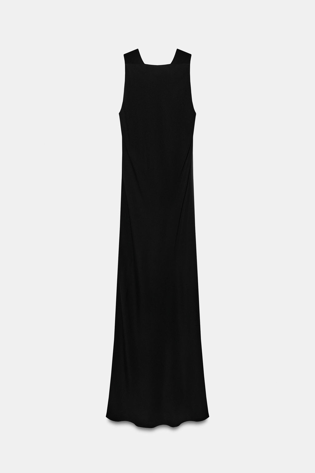 VESTIDO MIDI DRAPEADO ZW COLLECTION / Negro - Zara фото 3