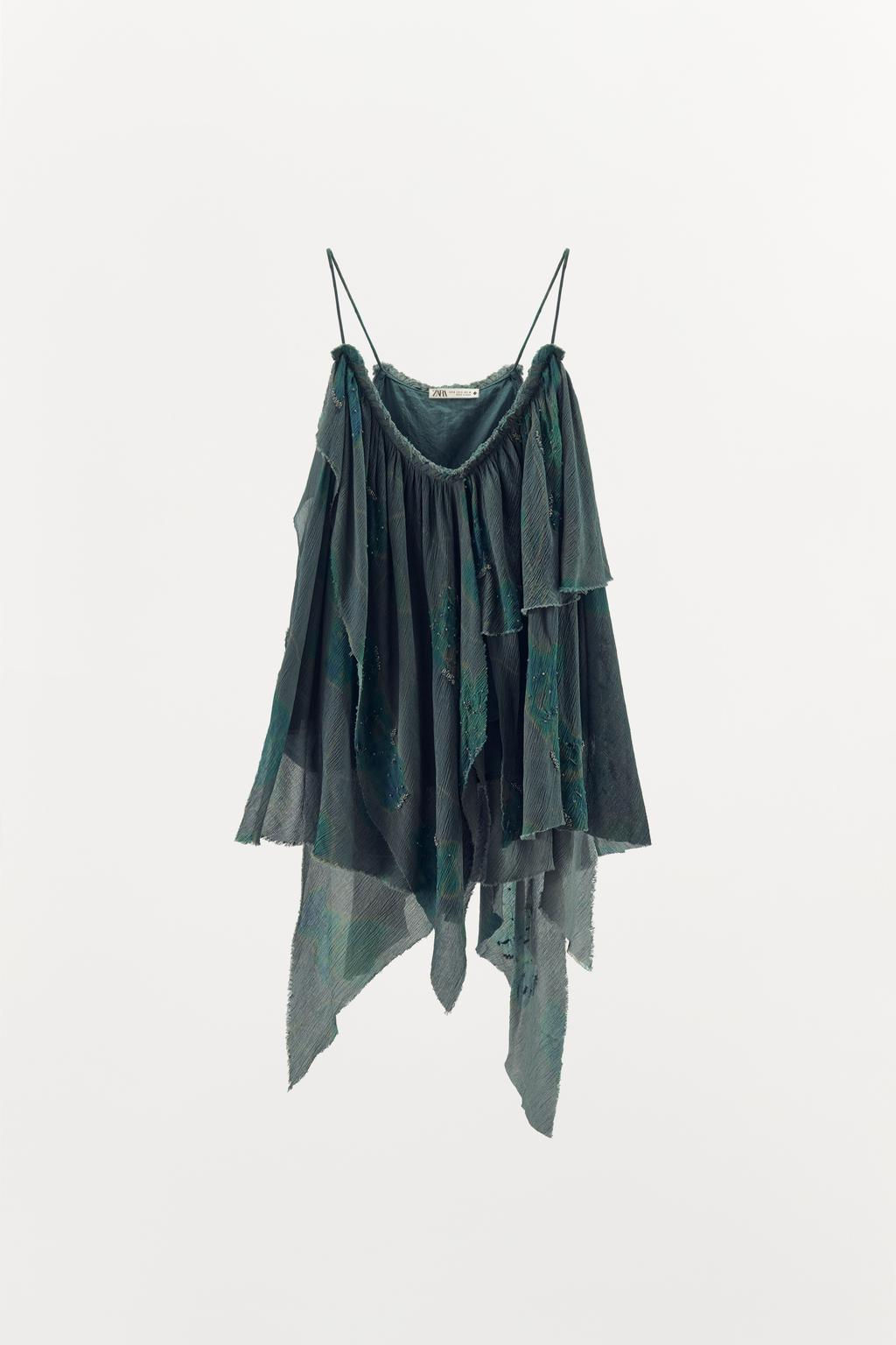 COMBINED BEADED TOP - Zara фото 5