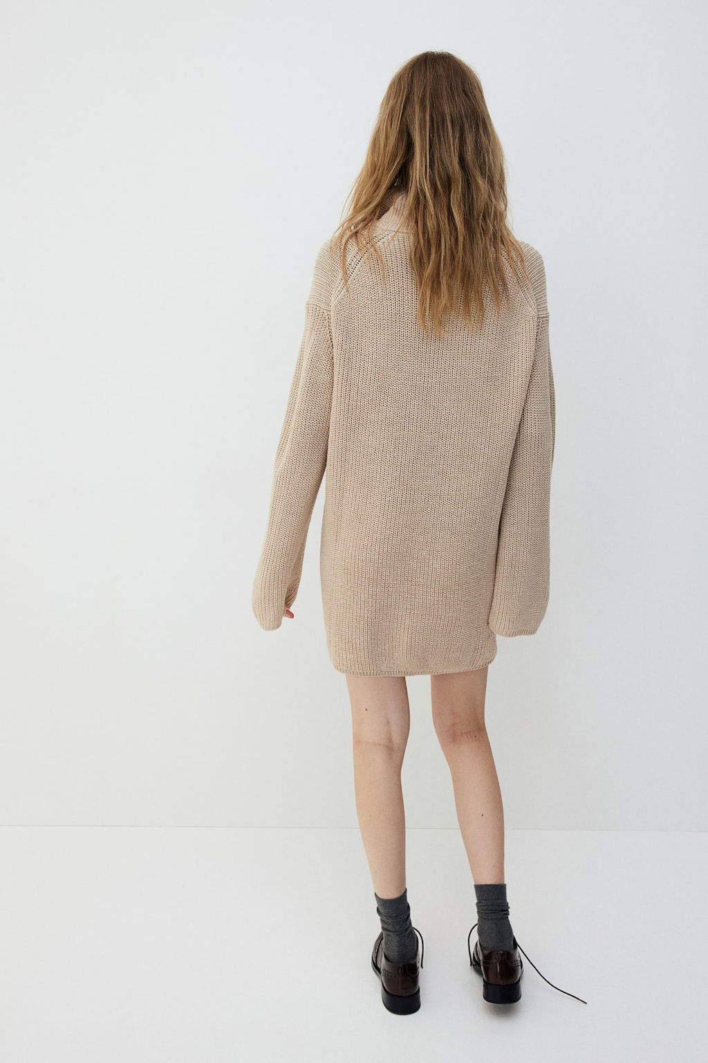 Jersey de punto grueso con media cremallera - H&m фото 3