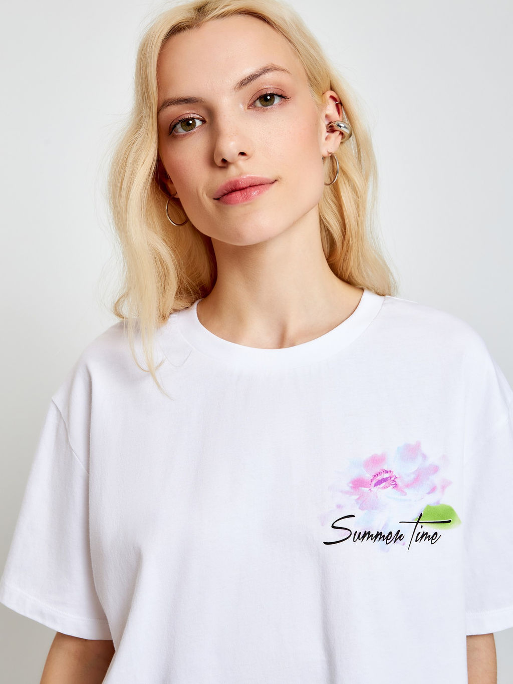 Футболка жен. Anemon белый