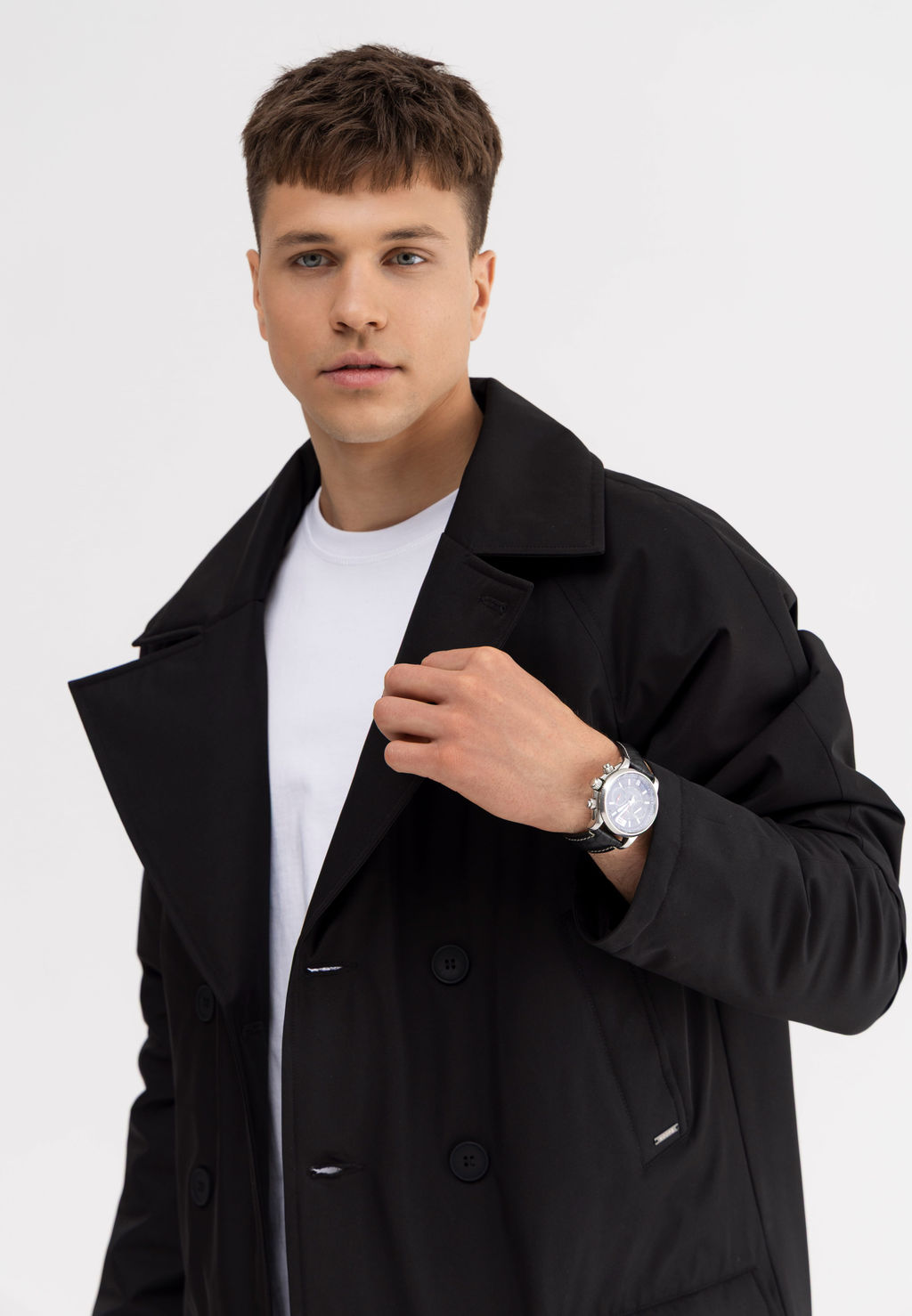 Плащ утепленый мужской HOOPS, арт. 93189