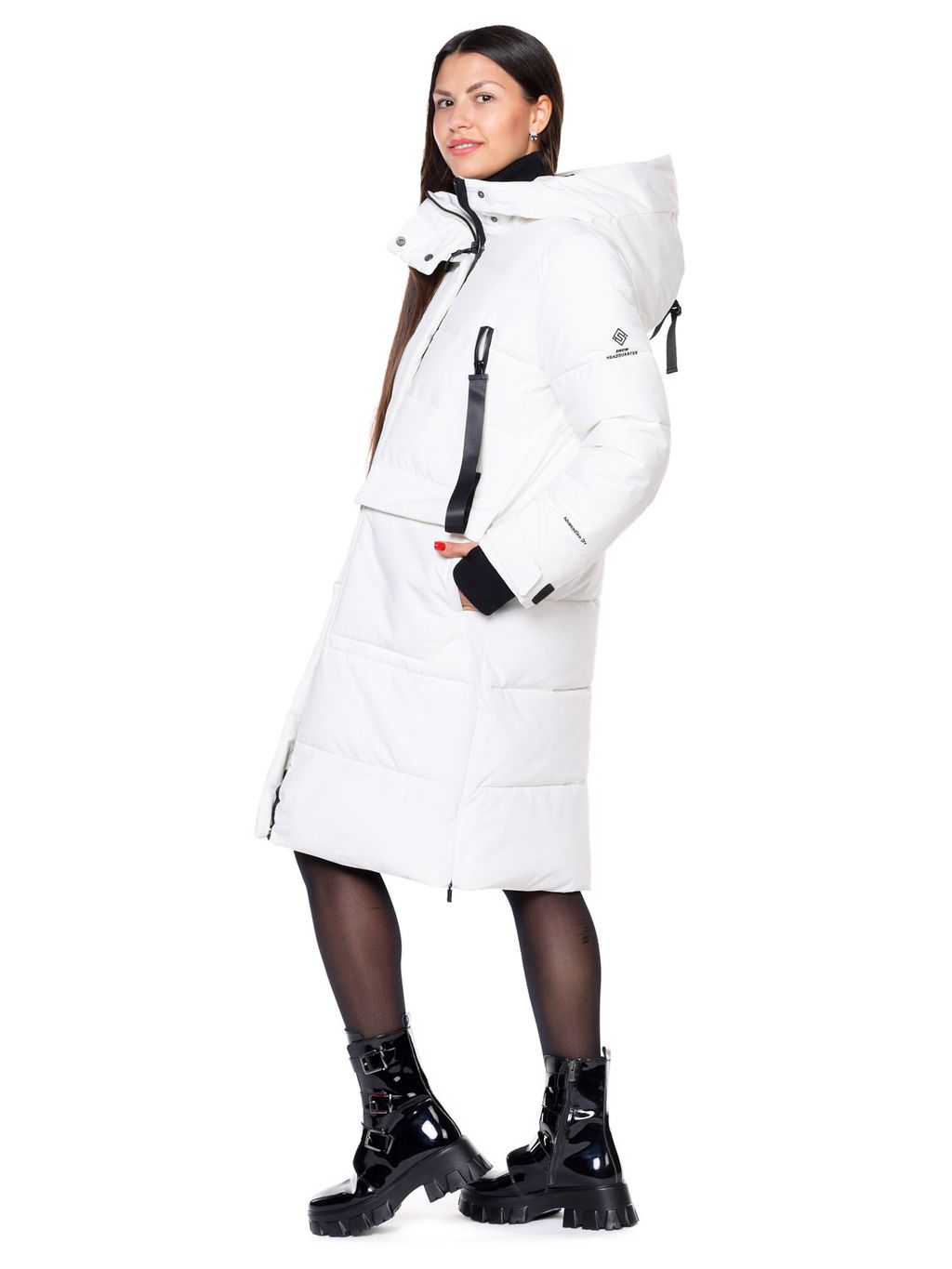 Пальто B-8872 Белый