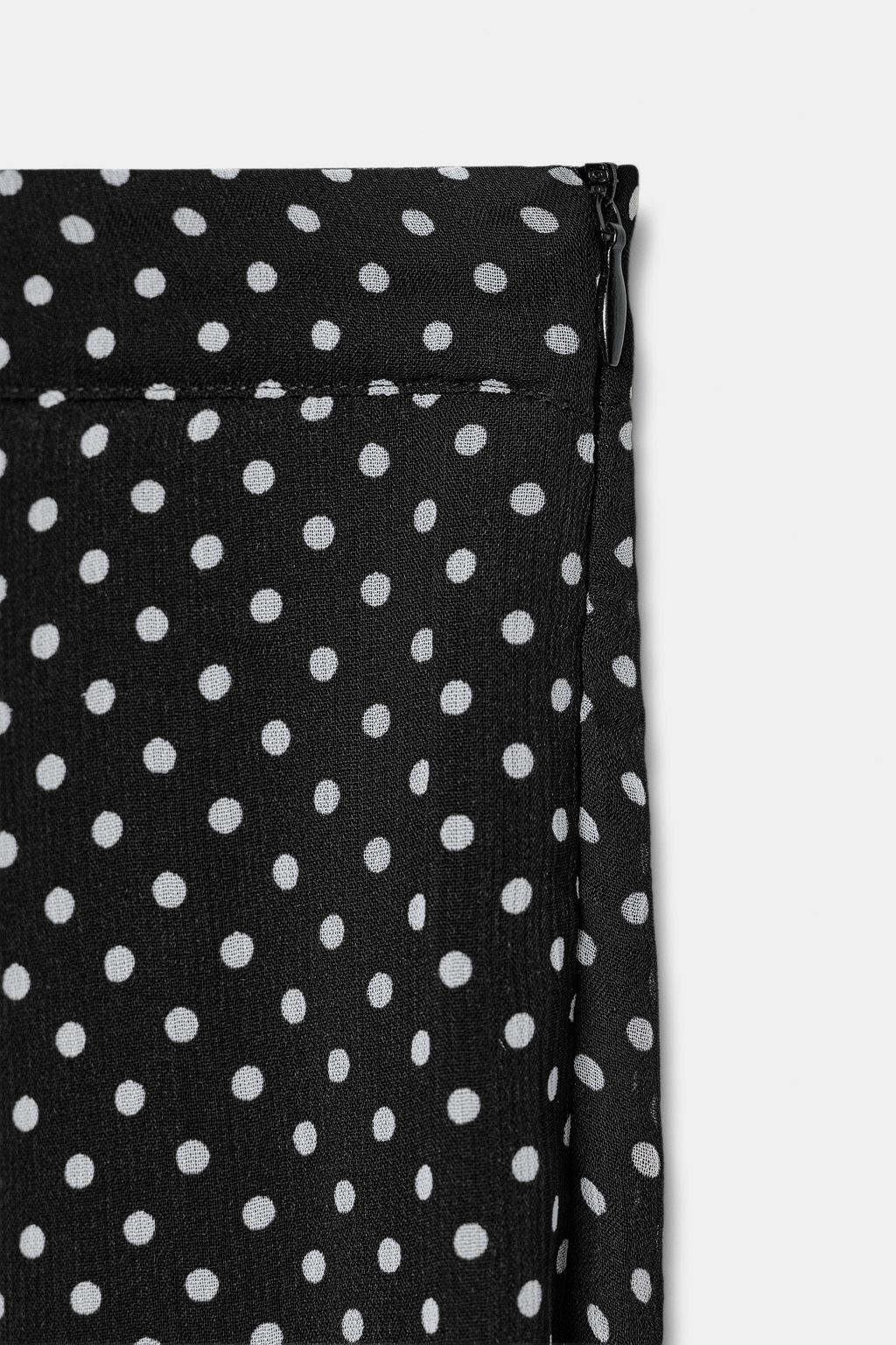 ZW COLLECTION POLKA DOT LONG SKIRT - Zara фото 4