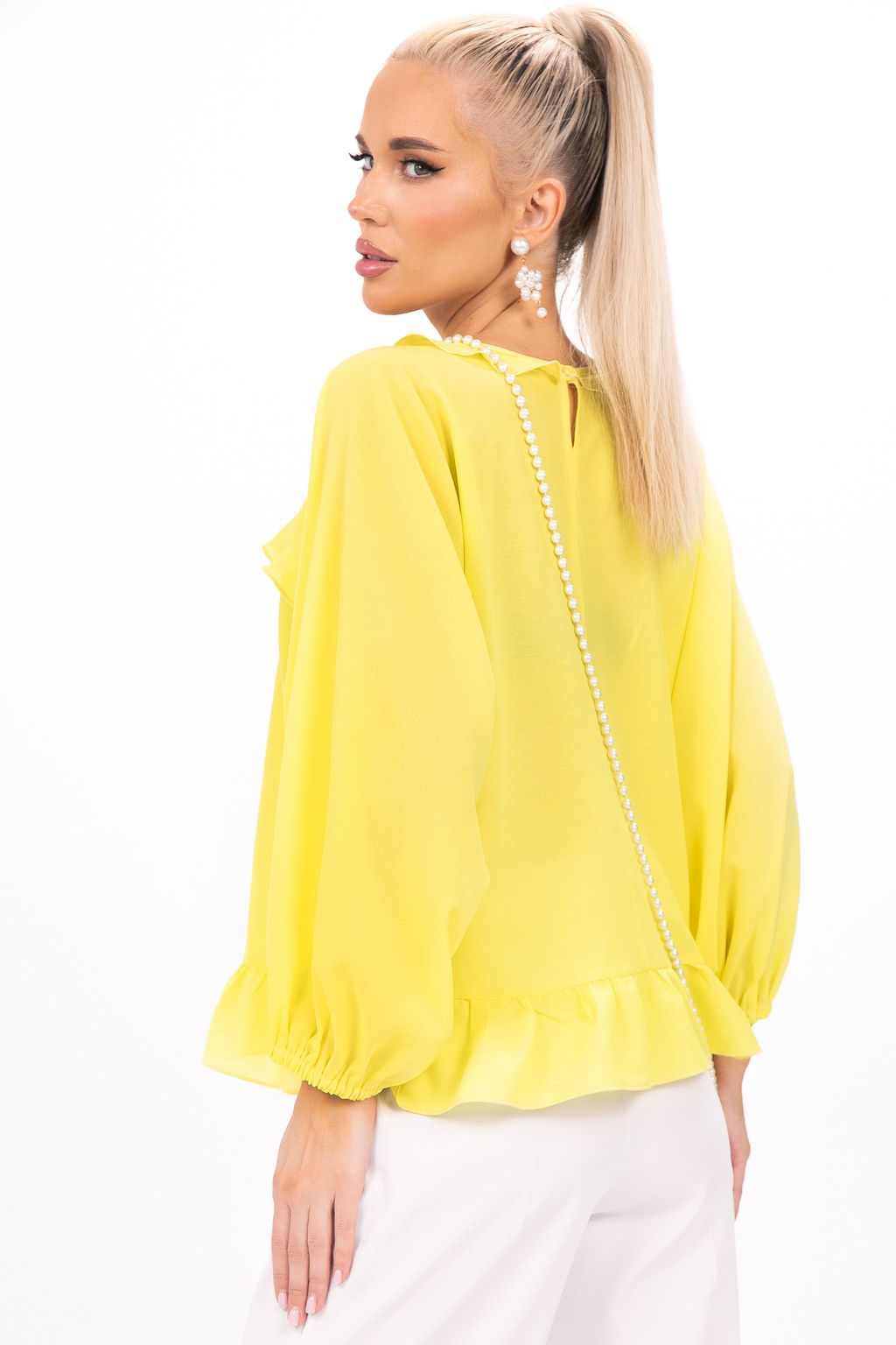 Блузка Бохо (жёлтый) - Эльза фото 6