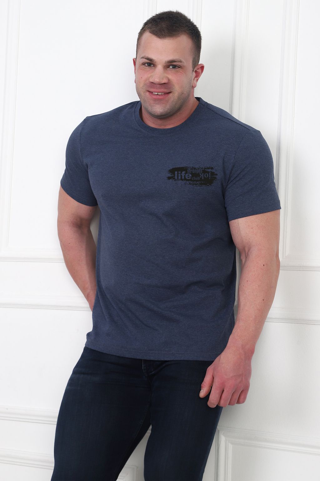 Футболка мужская Гранж - Оптима фото 3