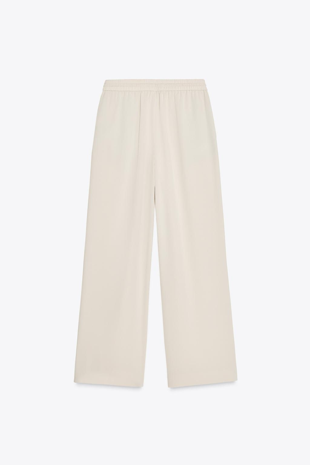 FLOWING PYJAMA-STYLE TROUSERS - Zara фото 18