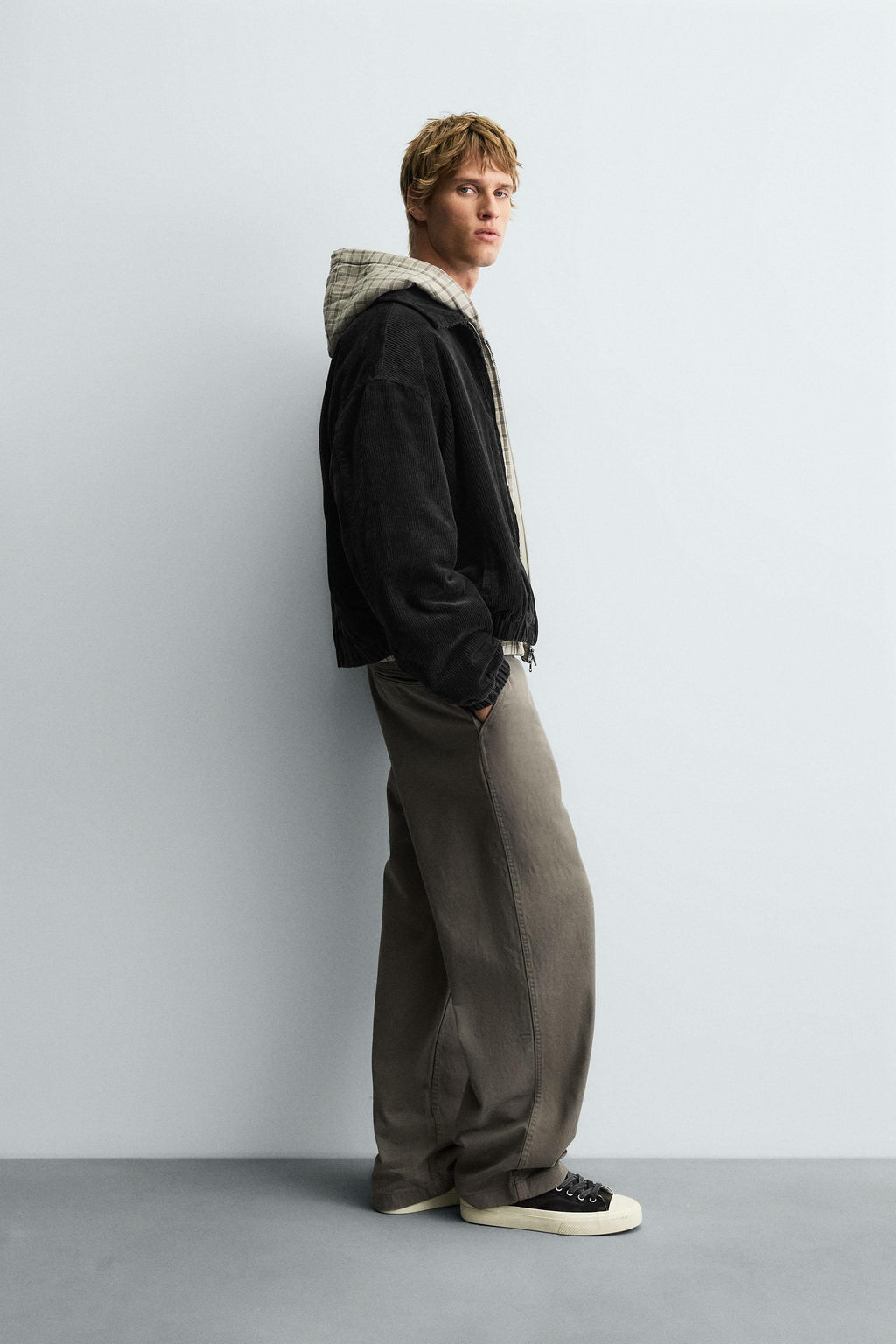 RELAXED FIT CORDUROY JACKET - Zara фото 4