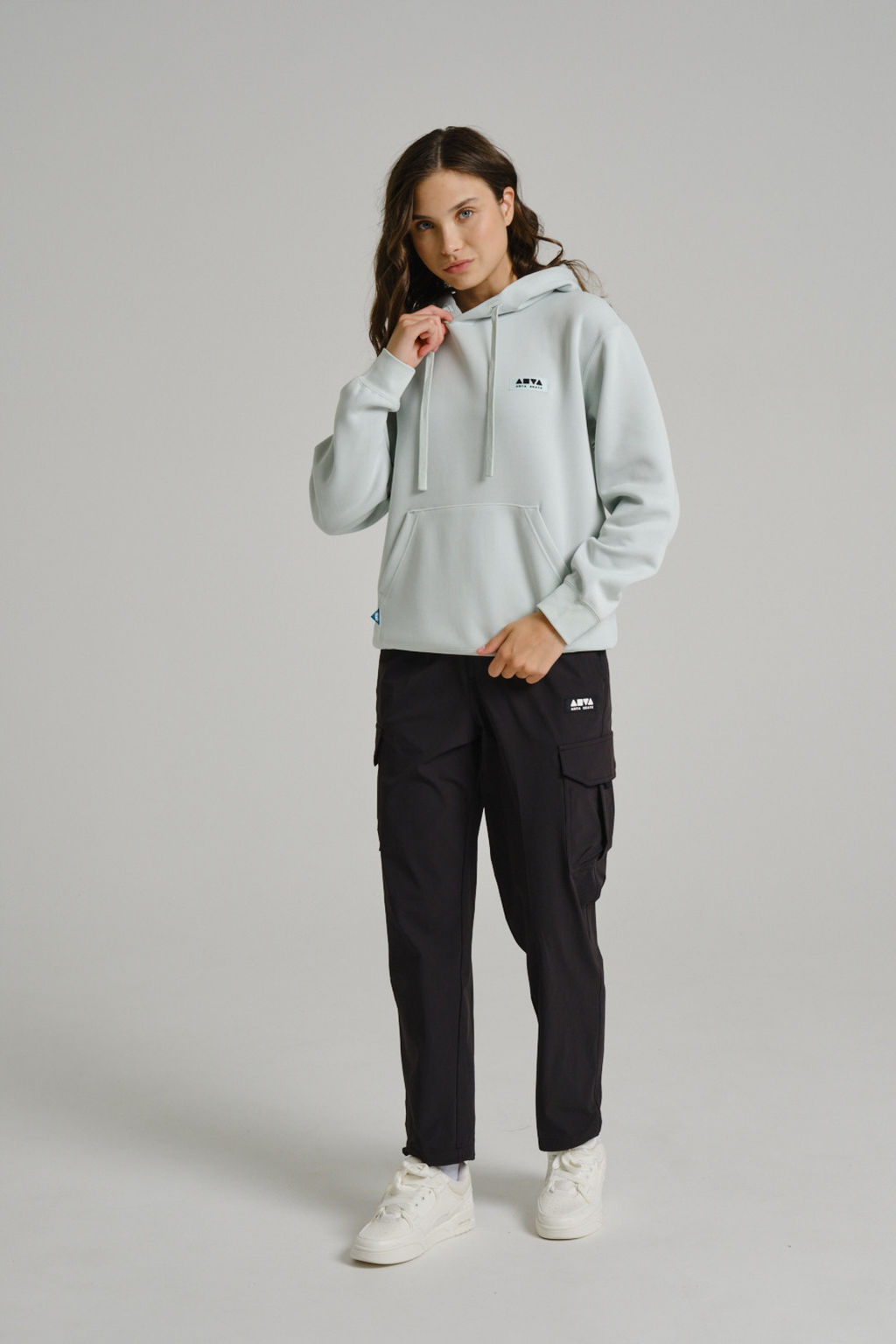 Худи Серо-зеленый