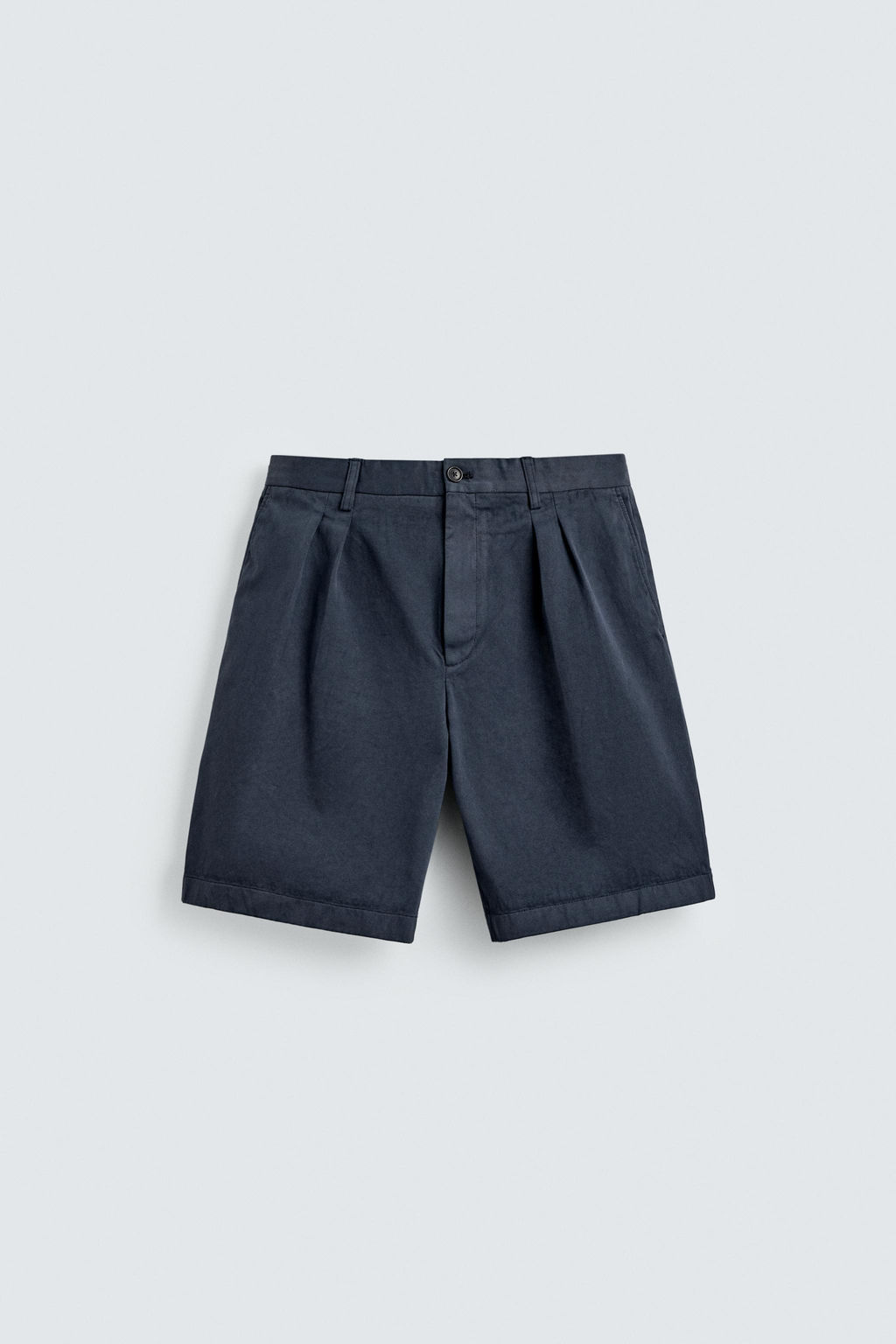 BERMUDA RELAXED FIT PLIEGUES AARON LEVINE X ZARA / az-empolvado