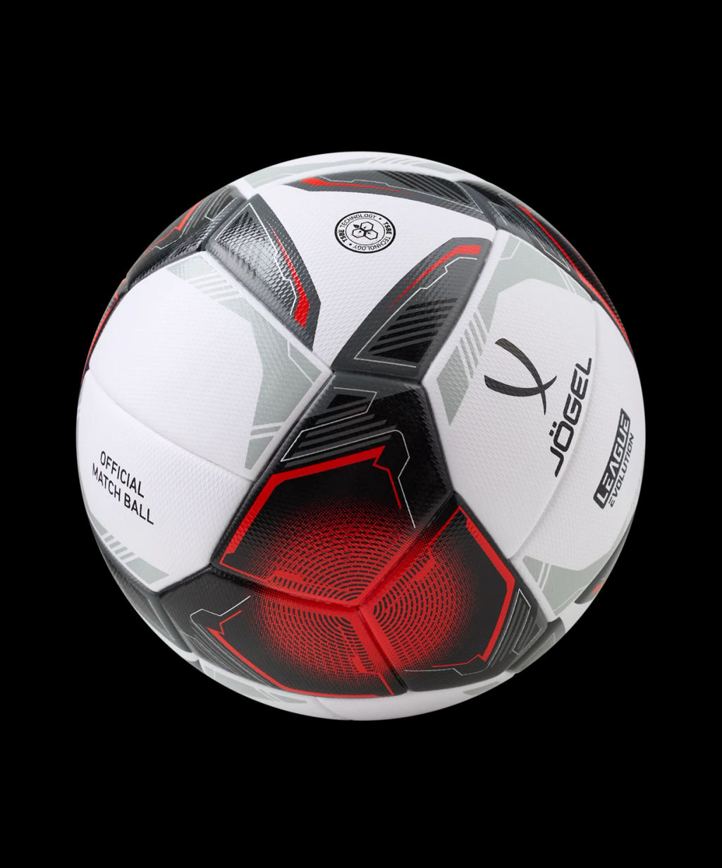 Мяч футбольный JOGEL League Evolution Pro №5, белый  фото 5