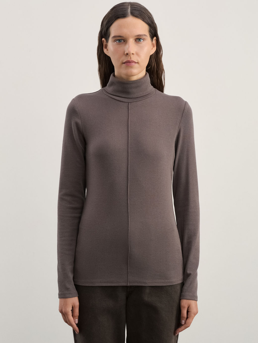 Водолазка из модала со швом / Zarina  фото 4