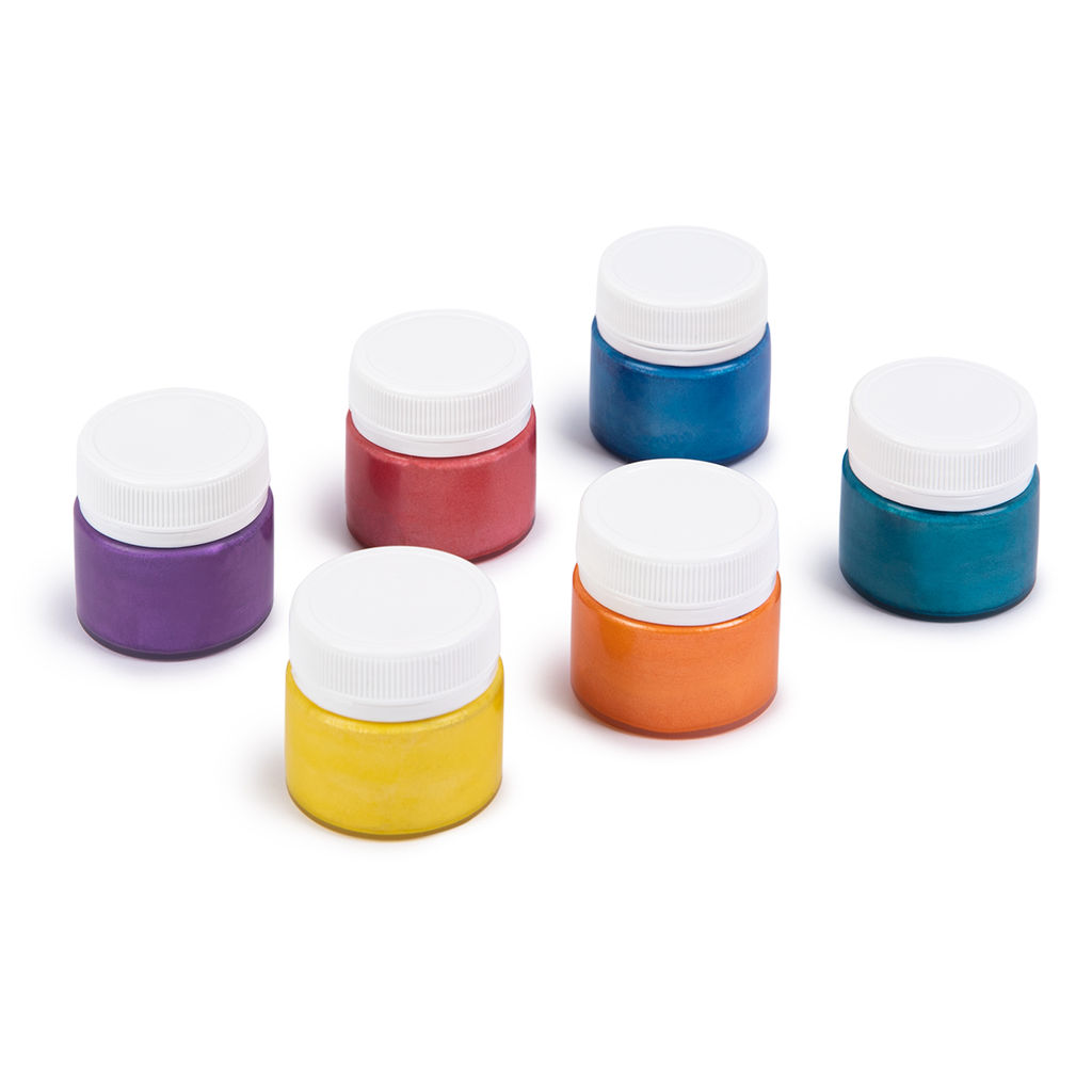 Краска гуашь Лео Играй набор перламутровые цвета в картонной упаковке LPGF-0106 6 цв. х 20 мл  фото 4