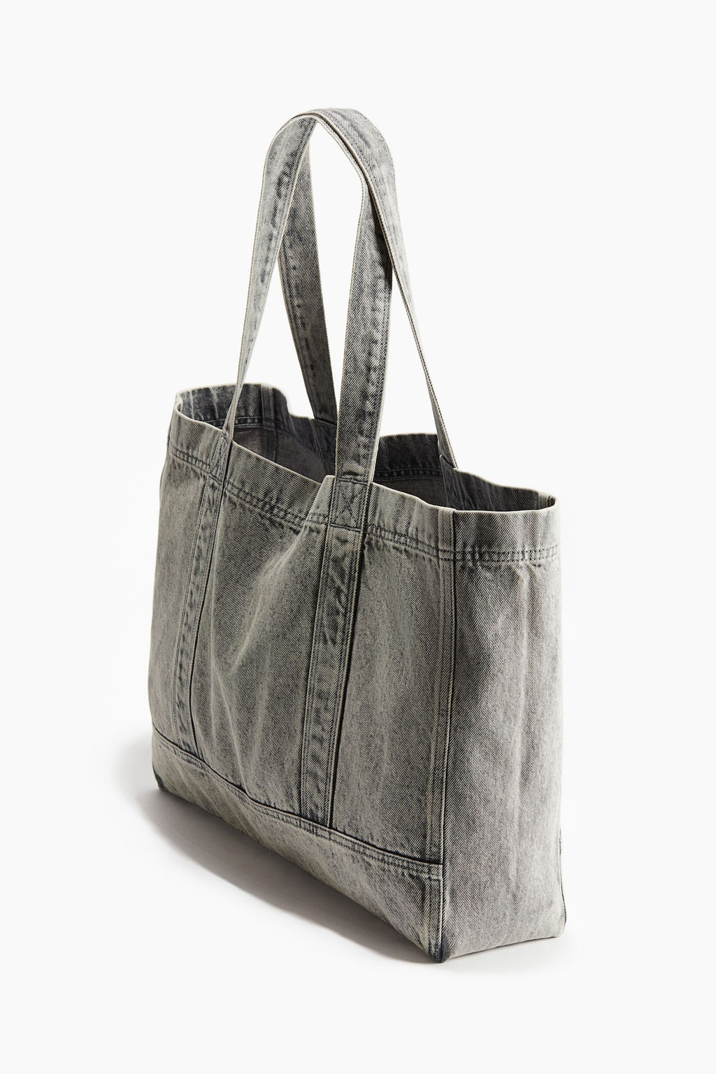 Bolsa shopper en denim efecto lavado - H&m фото 3