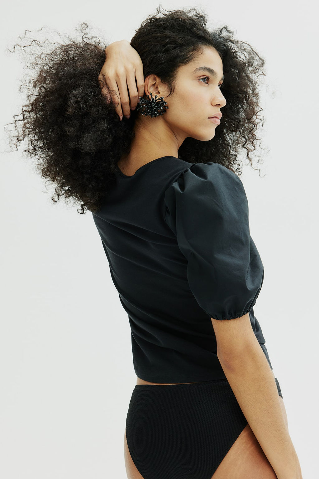 Top con manga puffy - H&m фото 4