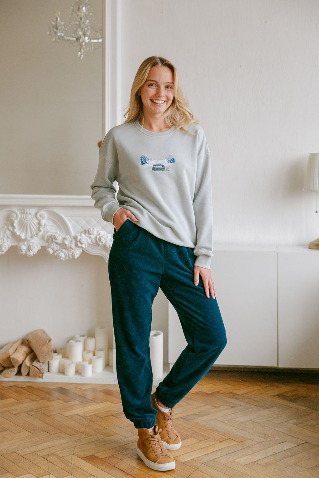 Джоггеры вельветовые Atlantic - Captain's mate фото 3