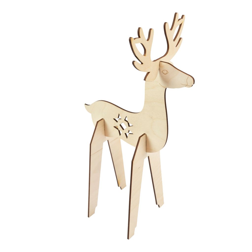 Заготовка для декорирования Mr. Carving ВД-961 Олень сборный фанера 13.5 х 25 х 41 см СК/Распродажа