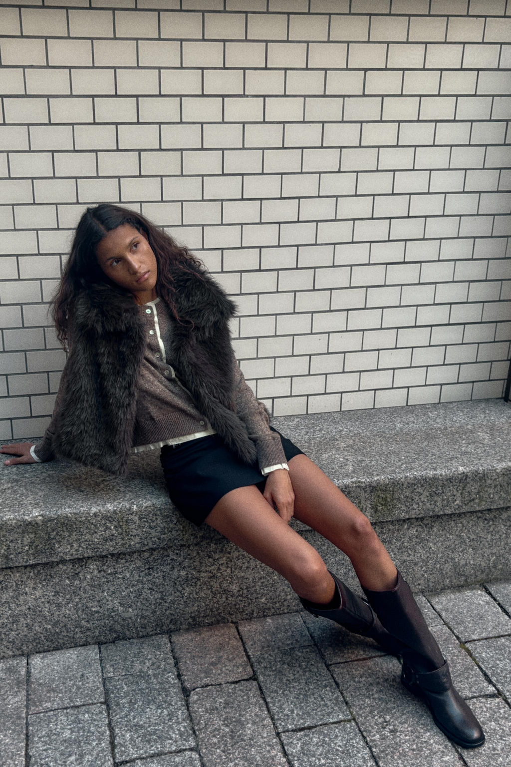FAUX FUR GILET