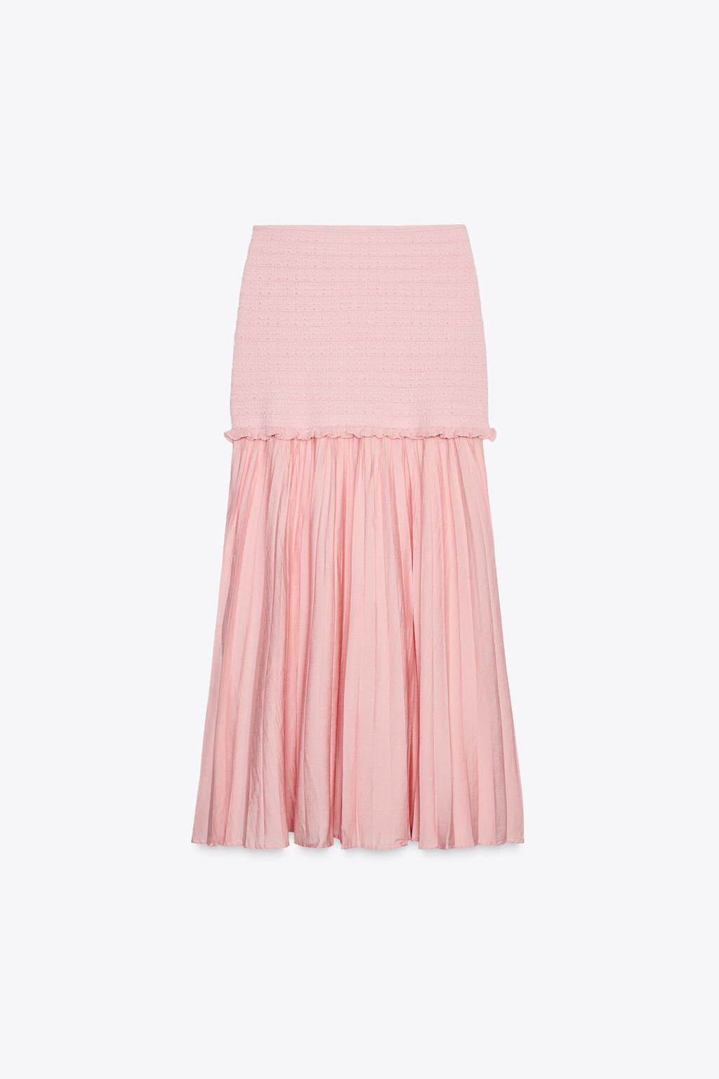 COMBINED KNIT SKIRT - Zara фото 6