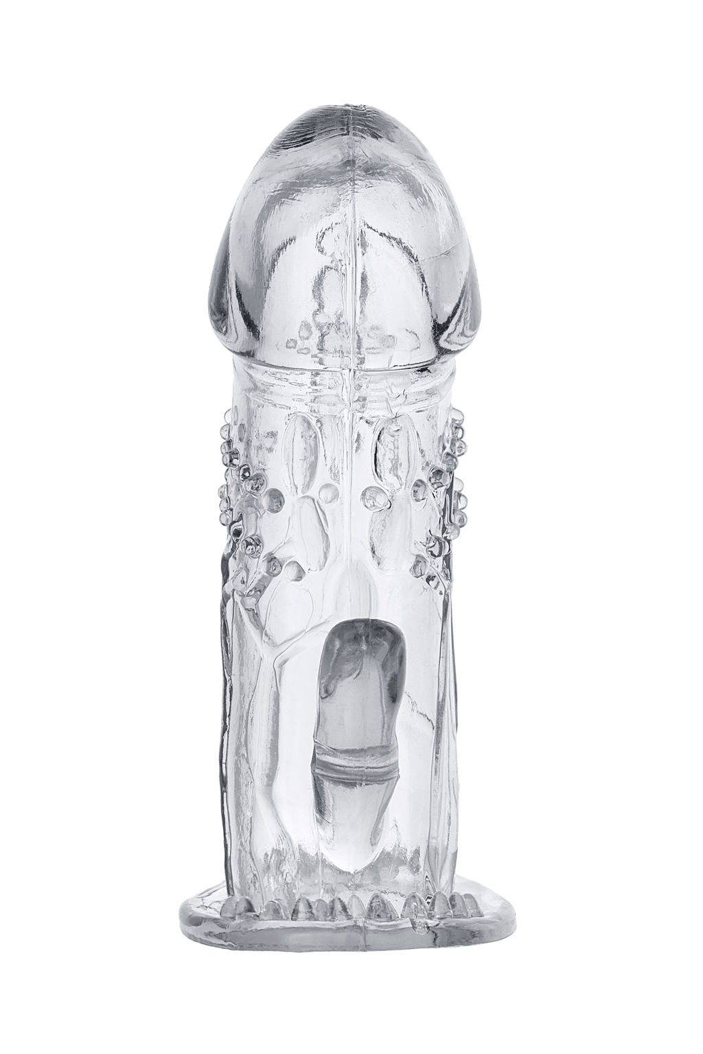 Насадка на пенис TOYFA, TPE, прозрачный, 13 см  фото 3