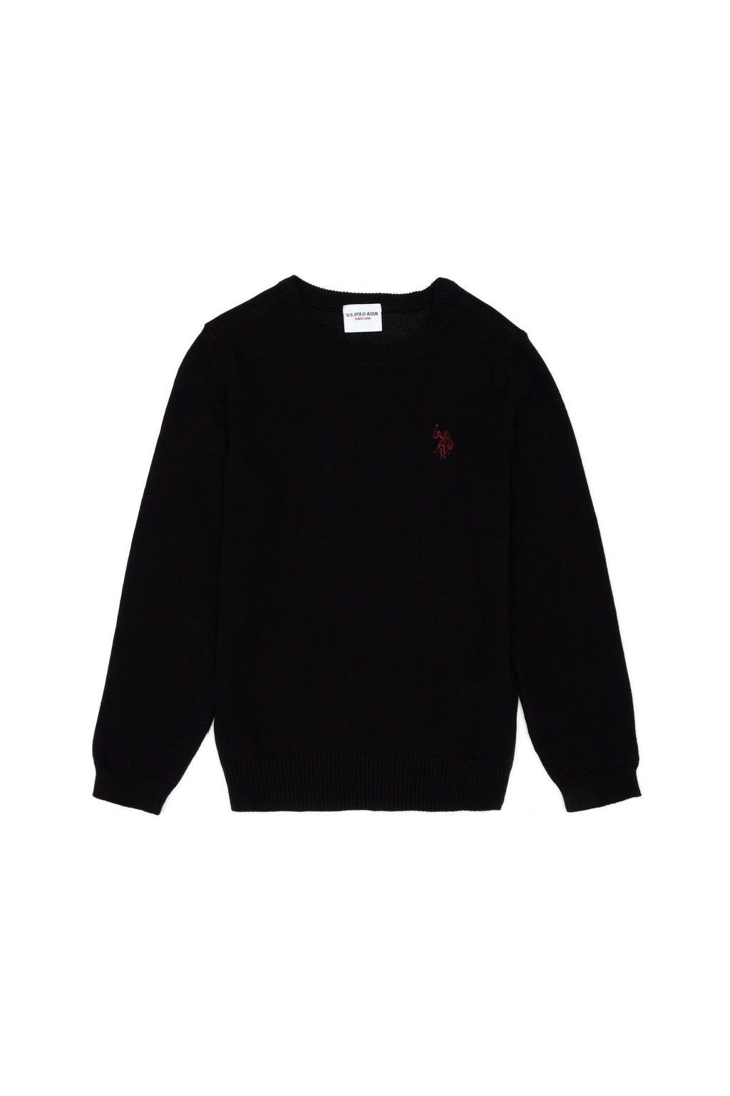 U. S. Polo Assn Черный базовый свитер для мальчика - U.s. polo assn фото 4