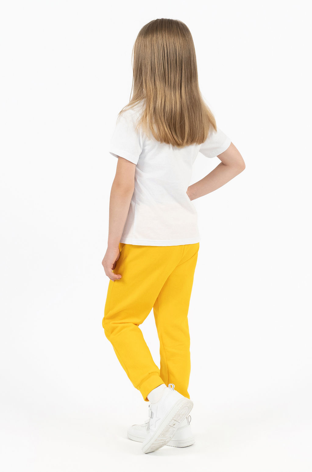 Брюки детские желтые