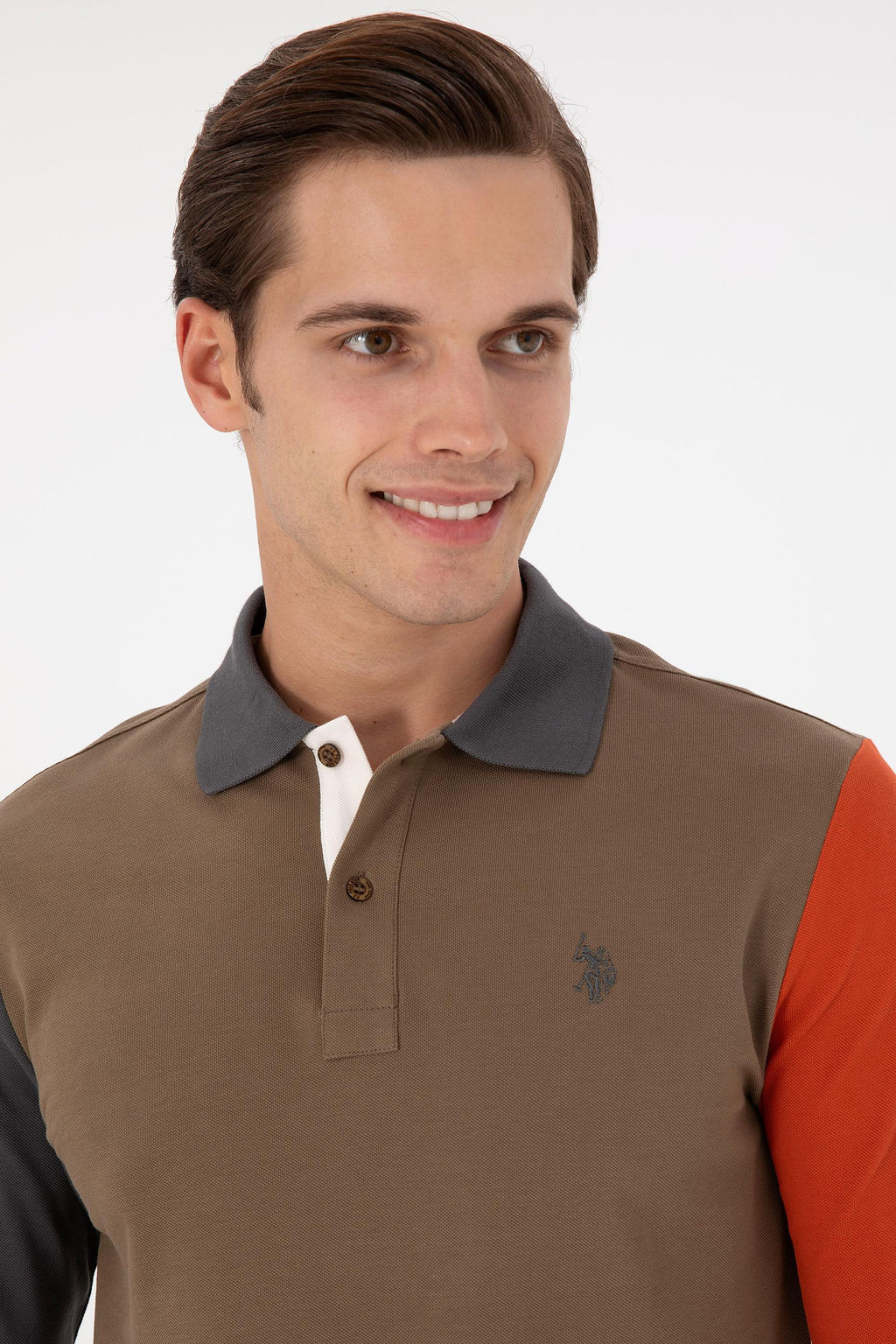 Мужской свитшот цвета хаки Неожиданная скидка в корзине - U.s. polo assn фото 2