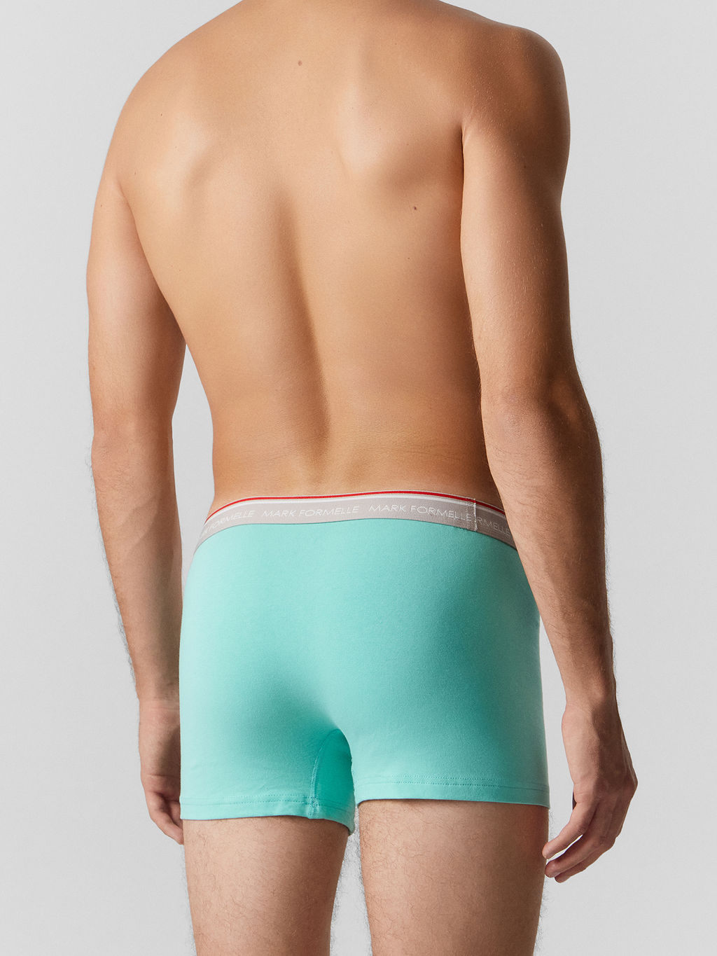 Цена за 2 штуки! Трусы боксеры мужские голубые - Mark formelle фото 5