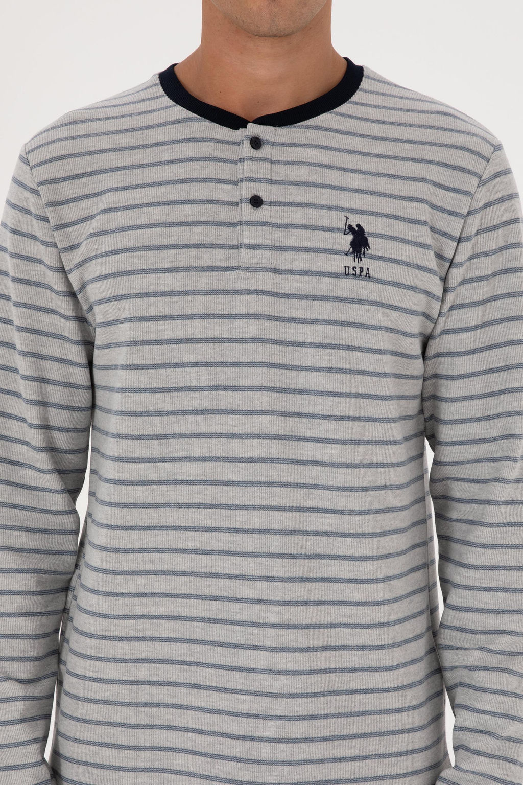 Erkek Lacivert Pijama Tak_m_ Sepette S_rpriz _ndirim - U.s. polo assn фото 6