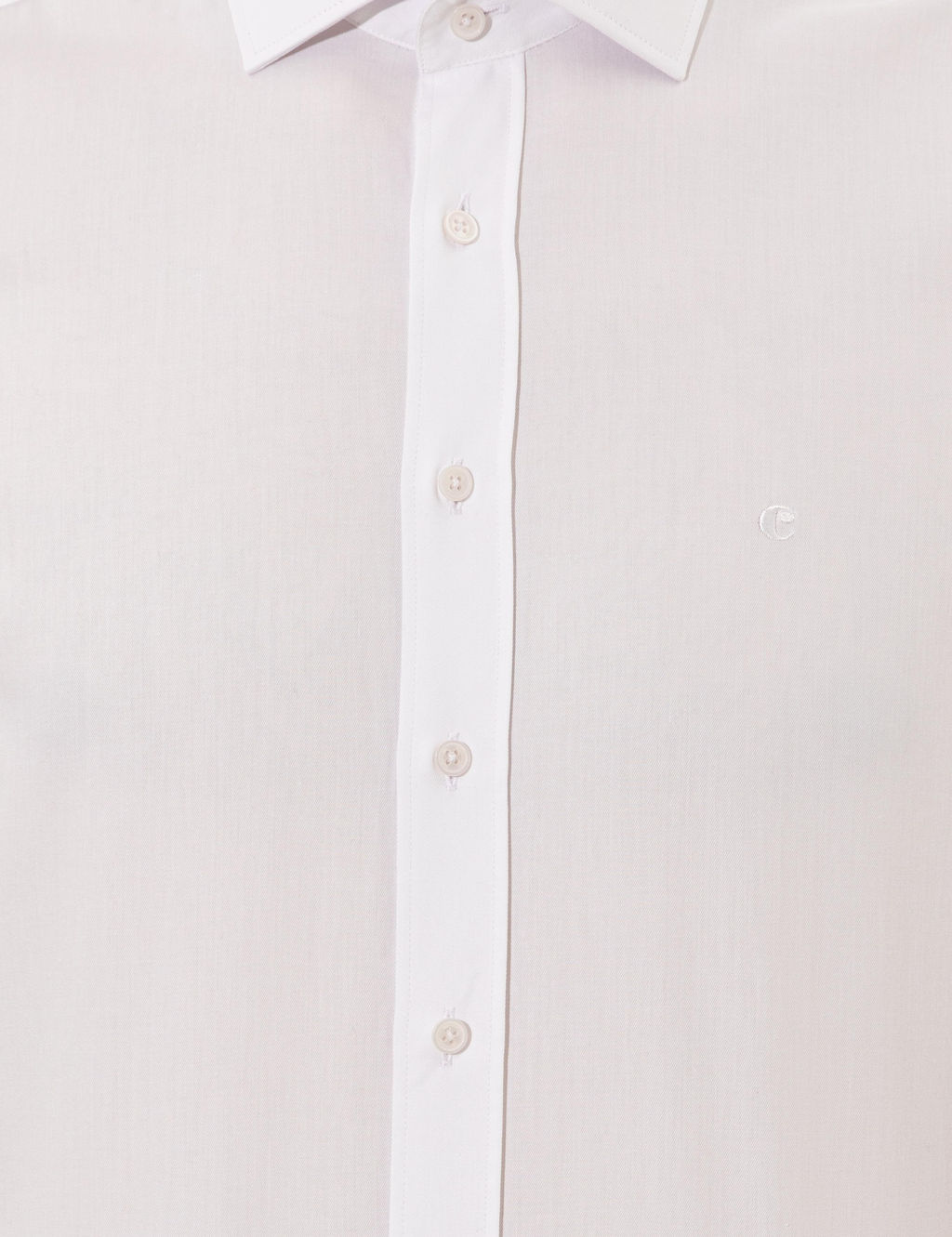 Beyaz Slim Fit Uzun Kollu Basic G_mlek - Cacharel фото 6