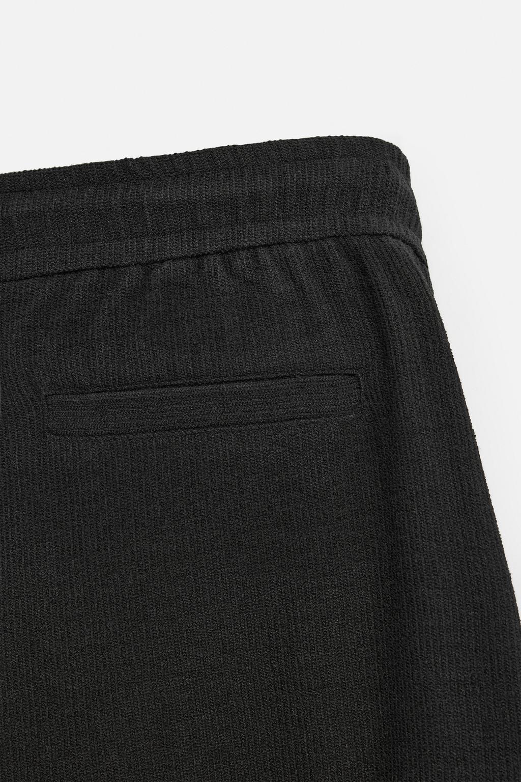 TEXTURED JOGGER BERMUDA SHORTS - Zara фото 18