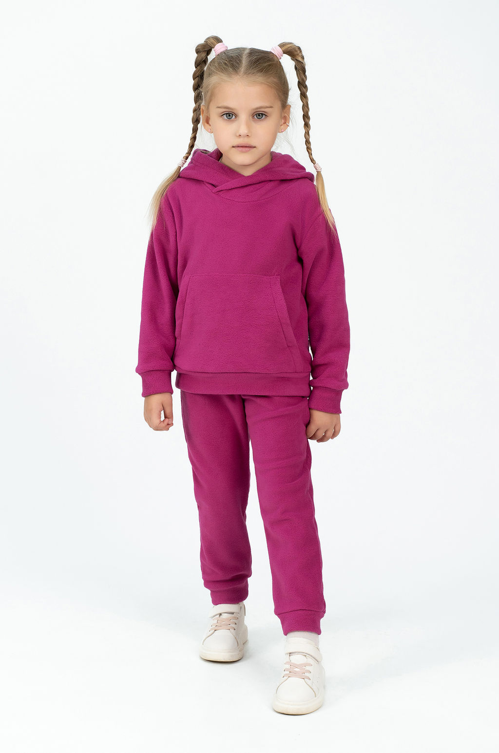 Костюм детский флисовый фуксия